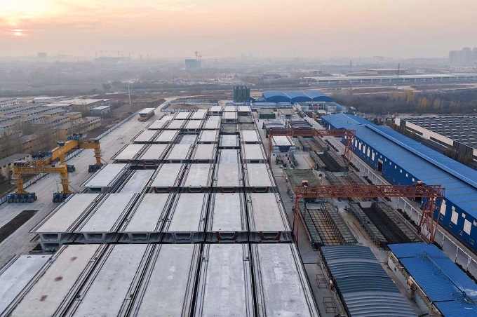 山东省最大规模高铁箱梁制梁场项目稳步推进